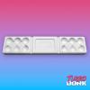 Large White Non-Stick Silicone Dry Palette