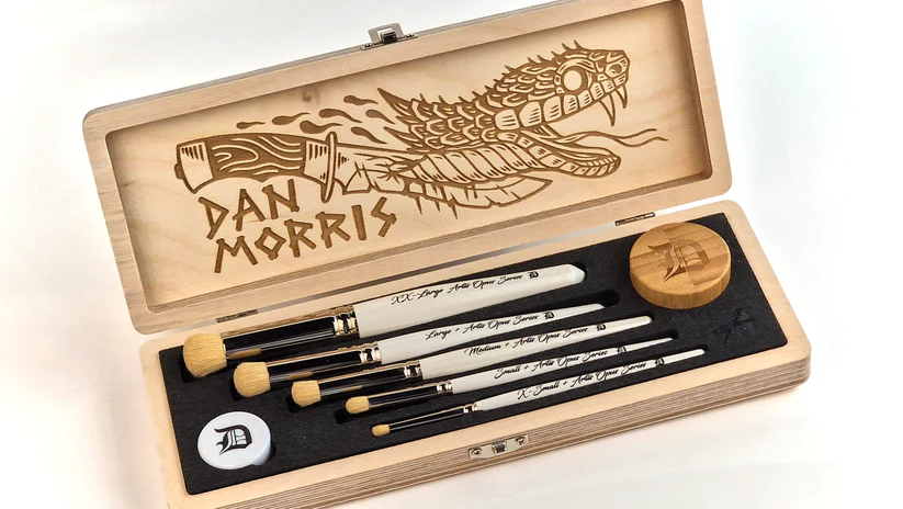 Artis Opus - Tooth & Talon Series D+ - 5 Drybrush Set - Wolf Artwork 2