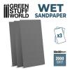 Wet water proof SandPaperÂ 180x90mm - 2000 grit