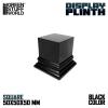 Square Top Display Plinth 5x5 cm - Black
