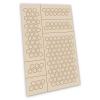 Self-adhesive stencils - Hexagons M - 7mm