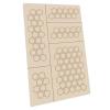 Self-adhesive stencils - Hexagons L - 9mm