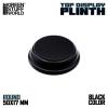 Round Wood display bases 5x5 cm - Black
