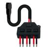 Multiple Fast connector (x3) + Jack female connector