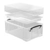 9L XL Really Useful Box with Lip Tray (Clear)