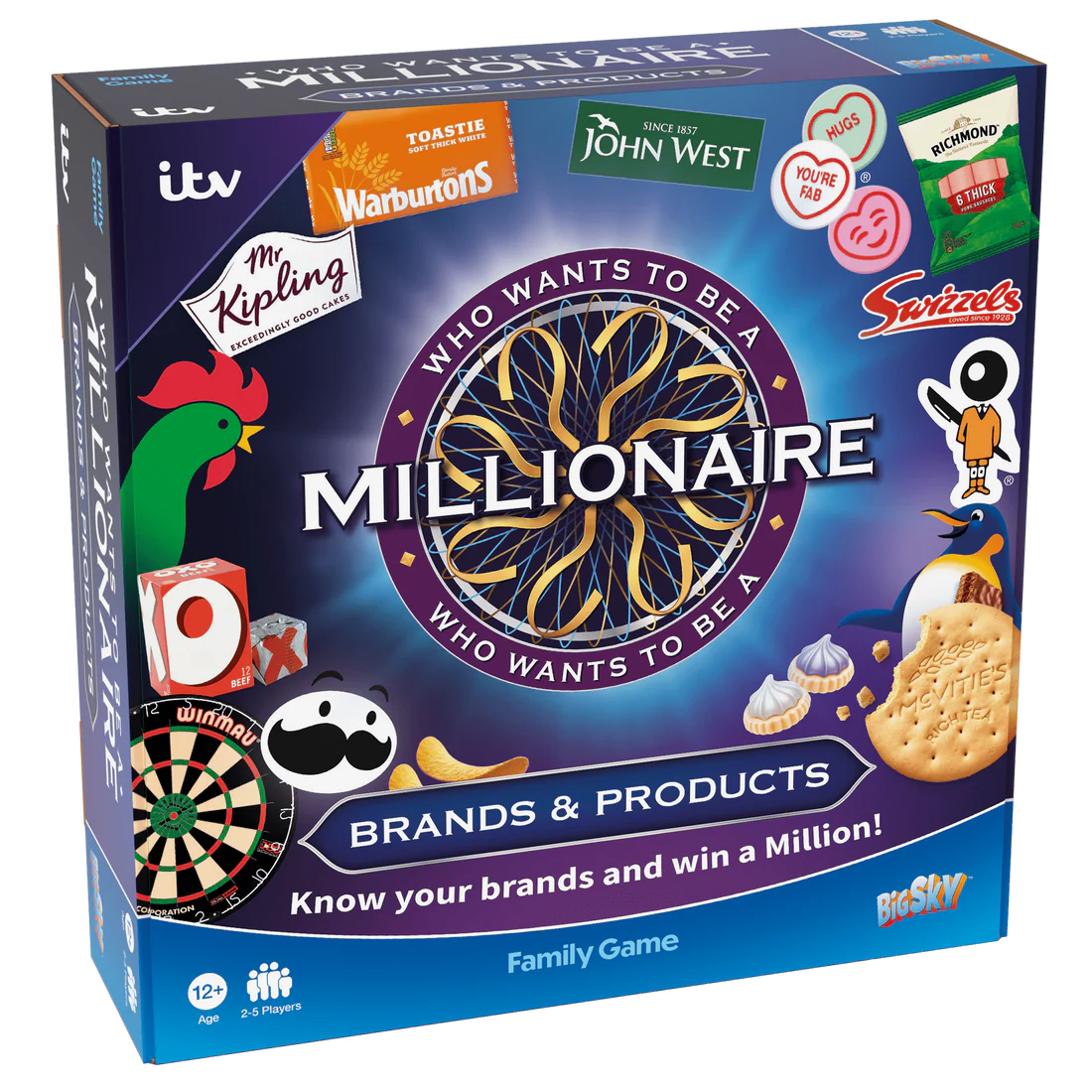 Who Wants to be a Millionaire: Brands & Products (Travel Tin)