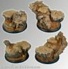 Spartan Ruins 40 mm round edge Bases set1