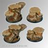 Spartan Ruins 40 mm round edge Bases set2
