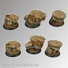 Spartan Ruins 30 mm round edge Bases set1