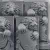 Lion decorated Plates #1 (4)