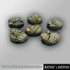 Templar Ruins 25mm round Bases set1