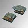 Rocky 40mm set 2 square Bases