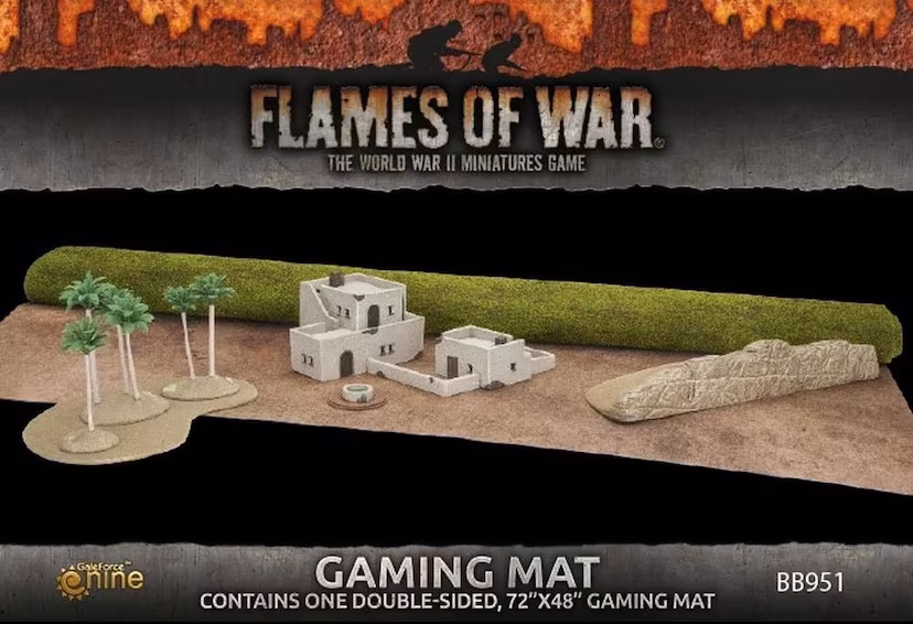 Double sided Field and 	Desert Gaming Mat (48 x 72)