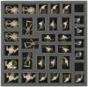 AF050DO02 50 mm foam tray with 34 compartments for DOOM - standard miniatures