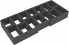 Feldherr 3-pieces Refill SET for Chessex Box SMALL - foam insert with 14 compartments