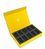 Feldherr Magnetic Box yellow for 10 small Star Wars X-Wing ships