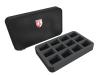 Feldherr MINI MINUS half-size 12 large cut outs foam Case