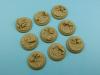 Ancient Bases, WRound 30mm (5)