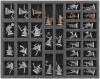 FS050MD01 50 mm (2 inches) full size foam tray with 34 compartments for Massive Darkness