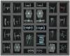 FS050XW03 50 mm (1.96 inches) full-size Foam Tray for 26 Star Wars X-WING Starfighters