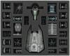 FSJU050BO 50 mm (2 inches) full-size foam tray for Star Wars X-WING: Decimator, Slave 1 and Tie Fighter