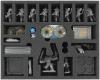 FSKH070BO 70 mm (2.75 Inch) foam tray with 21 compartments for Runewars Miniatures Game - Daqan-Lords units