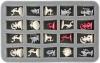 HS035DC03 35 mm Half-Size Foam Tray for 20 Descent figures