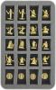 HS035MM01 35 mm Half-Size Foam Tray for 20 Mice and Mystics figures