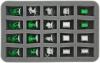 HS035SD01 35 mm Half-Size Foam Tray for 20 Super Dungeon Explore figures