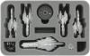 HS050DF02 50 mm (2 inches) half-size foam tray for Dropfleet Commander - UCM Battleship and Cruisers + FREE capsule for pegs