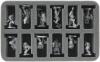 HS050WH04 foam tray for 12 GW Miniatures with 40 mm Base