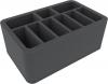 HS110I004BO 110 mm (4.35 Inch) 9 slots - foam tray with base - half-size