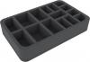 HSCV050BO 50 mm (2 inches) 15 slots - half-size foam tray