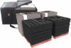 Transporter with 2 LBBG boxes for for the complete Zombicide Black Plague Kickstarter Knight Pledge