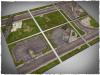 Walking Dead Town / 6 2x2 Tiles Mousepad