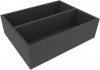FSMEOC100BO 100 mm Full-Size foam tray with 2 compartments