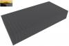500 mm x 250 mm x 80 mm - Raster 20 mm - Pick and Pluck / Pre-Cubed foam tray self-adhesive