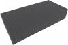 500 mm x 250 mm x 100 mm - Raster 20 mm - Pick and Pluck / Pre-Cubed foam tray