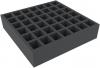 AFMEQD065BO 285 MM X 285 MM X 65 MM FOAM TRAY FOR BOARD GAMES � 42 COMPARTMENTS