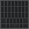 AFMEEL035BO 285 mm x 285 mm x 35 mm foam tray - 36 compartments