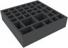 AFCZ070BO 285 mm x 285 mm x 70 mm foam tray with 36 compartments for accessories