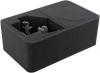 HSMECN100BO 100 mm (4 inches) half-size foam tray with 2 slots for very large miniatures