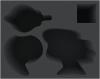 Feldherr foam tray for KDM 1.5 Wave 2: Lion God, Lonely Tree, Gorm