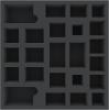 AGGQ055BO 295 mm x 295 mm x 55 mm foam tray for board game boxes