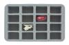 HS035BF05BObase 35 mm half-size foam tray with 16 compartments