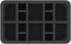 HSMEDQ065BO foam tray with 14 compartments