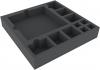 AFJB050BO 285 mm x 285 mm x 50 mm (2 inches) foam tray for board game boxes