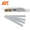 AK Interactive Sandpaper - Dry, 800 Grit, 3 Units