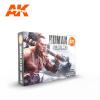 AK Acrylic Set - HUMAN FLESH TONES