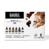 Liquitex Pro Acrylic Inks Set of 6x30ml Iridescents (Metallics)